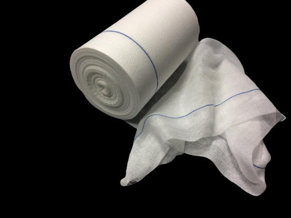 Bleached Medical Absorbent Cotton gauze roll 36X100Yds (4 PLY, 19